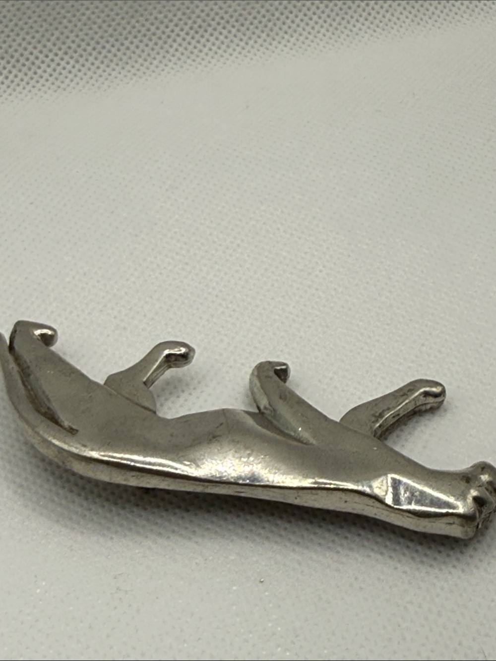 Vintage Made in England Silver Tone Panther Brooch Pin rare find - Picture 9 of 15